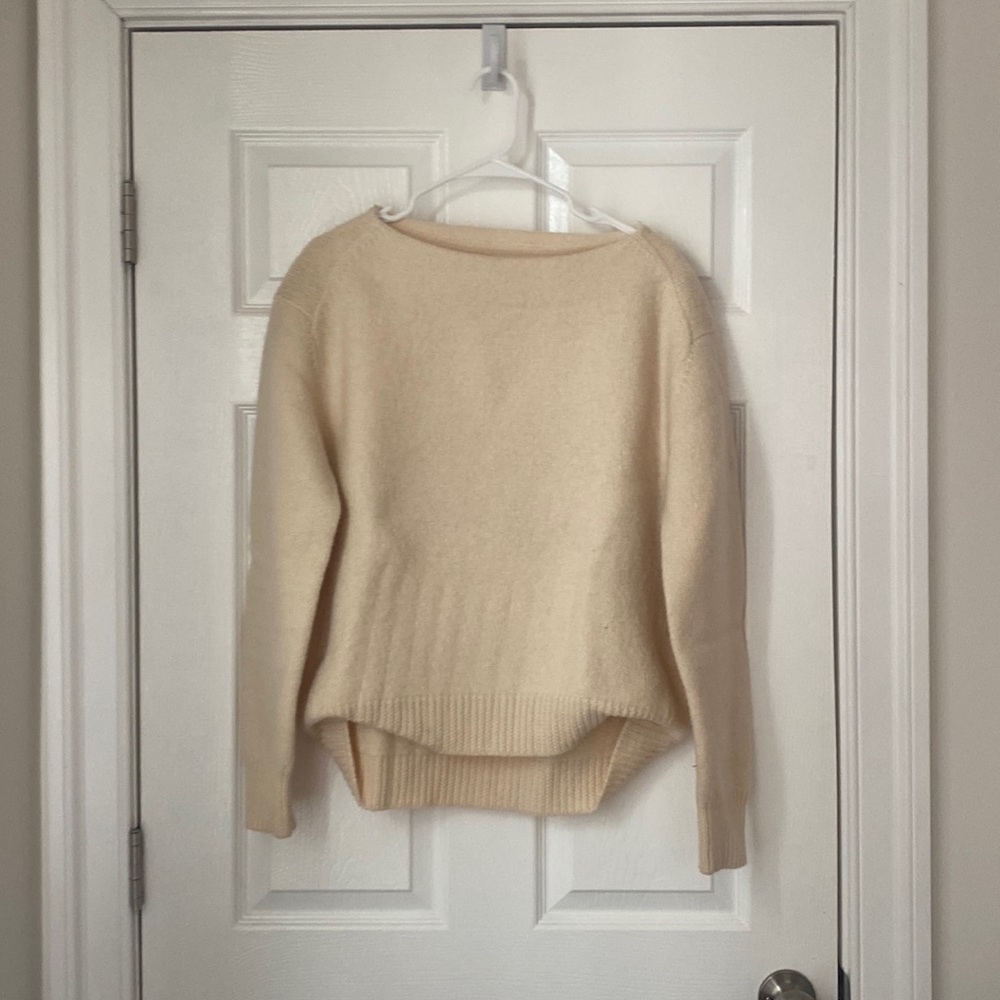Acne Studios ivory wool sweater